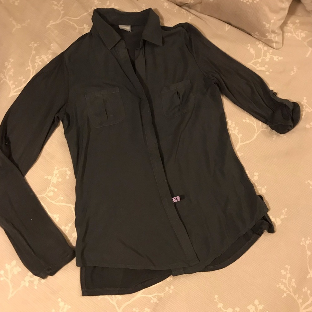 Converse One Star Blouse, Size S, dark charcoal